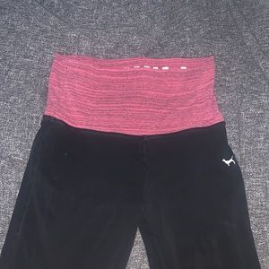 Pink yoga pants